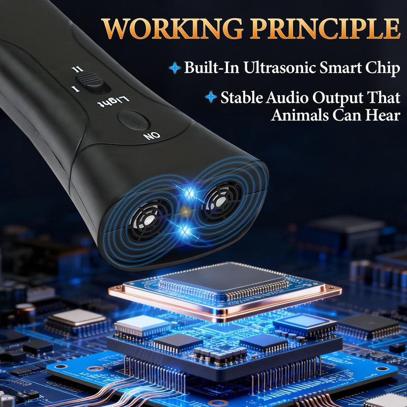 Ultrasonic Dog Chaser,Training Dog Banish Dog Machine,Control Devices Training Tool Stop Barking Sonic Dog Repeller