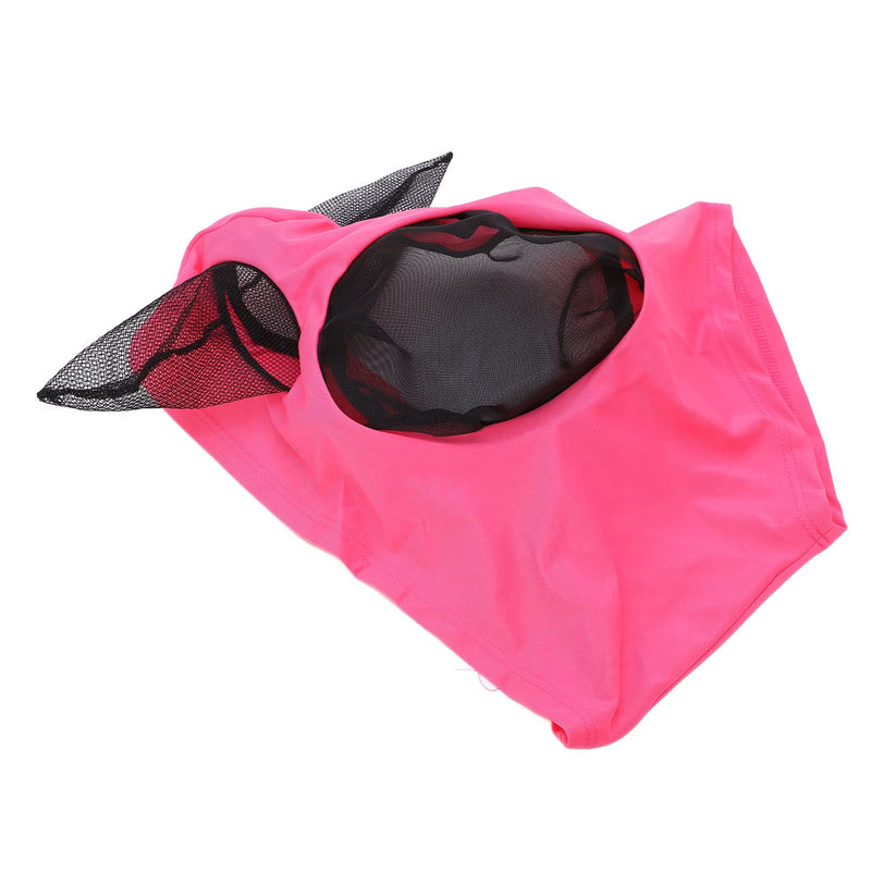 Horse Face Mask Horse Fly MaskHorse Mesh Mask, Knitted Fabric ComHorse Face Maskfortable Effective Horse Fly Mask for Horse Face ProtectionMasks () Pink - PawsPlanet Australia