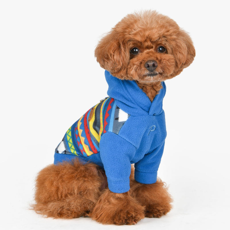 Puppia Kosa Winter Hoodie Warm Cozy Fashionable for Small Dogs, Teal, Small TEAL_KOSA - PawsPlanet Australia