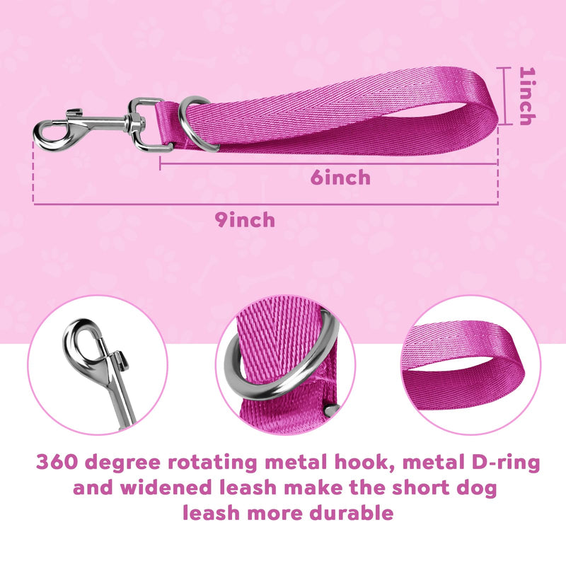 Short Dog Leash,Short Lead,Dog Training Tab Leash for Small Dogs,Pet Leashes for Large Medium Dogs(Blue and Green) Blue And Green - PawsPlanet Australia