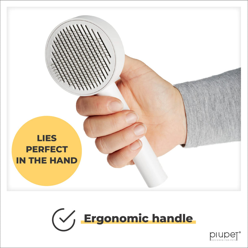 PiuPet® Self Cleaning Pet Hair Brush I Cat Brush | Dog Brush I Pet Hair Remover I Pet Brush I Cat Comb | Dog Comb I Dog Grooming Brush I Cat Grooming Kit | Dog Hair Brush - PawsPlanet Australia