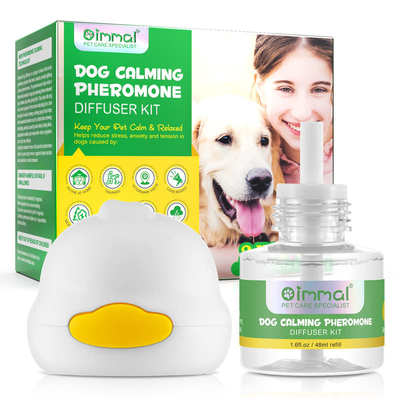 Calming Diffuser for Dogs, Dog Calming Plug Diffuser - Dog Calming Pheromone Starter Kit Helps Ruduce Anxious, Anti-Stress & Comforts Dogs, Pet Supplies Relaxants & Anxiety Relief - 48ml - PawsPlanet Australia