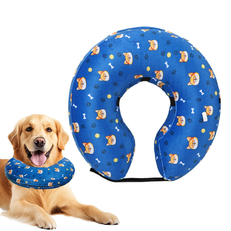 Soft cone for dogs, adjustable donut collar, anti-lick recovery aid for spray and rehabilitation healing accessories, grooming, veterinary training tool, swimming safety collar
