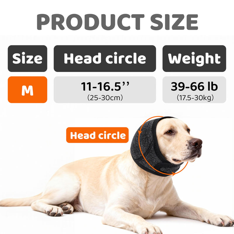Dog Ear Cover 2 Pc Set – Waterproof, Adjustable Ear Protector for Dogs Swimming, Bathing & Everyday Use, Soft Fit Dog Ear Muffs (Gray) Gray