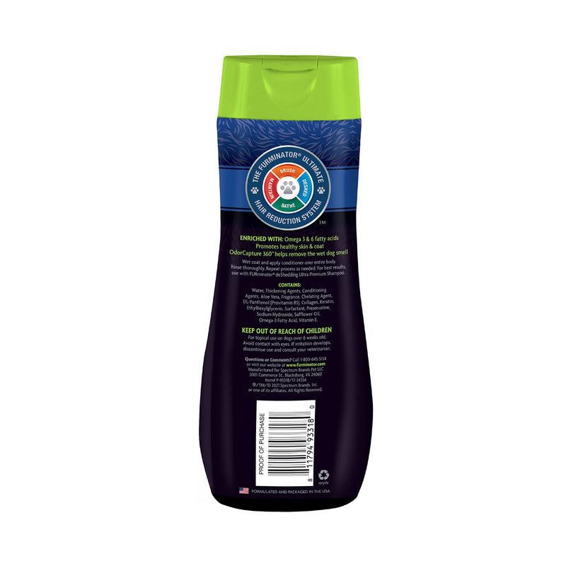 FURminator Ultra Premium deShedding Shampoo for Dogs Helps Reduce Excess Shedding, 16 oz & Ultra Premium deShedding Conditioner for Dogs, Helps Reduce Excess Shedding, 16 oz - PawsPlanet Australia