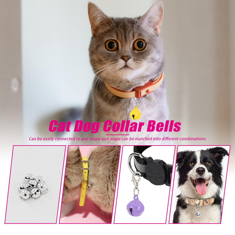 MVVM 40 Pack Pet Bells for Dog Cat, Colourful Dog Cat Collar Bell Pendant Accessories for Kitty Puppy Pet - PawsPlanet Australia