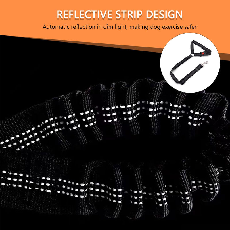 Adjustable Pet Safety Seat Belt for Dogs & Cats - Car Headrest Restraint with Nylon Fabric - Comfortable & Durable Dog & Cat Vehicle Seatbelts & Harness(Black) black - PawsPlanet Australia