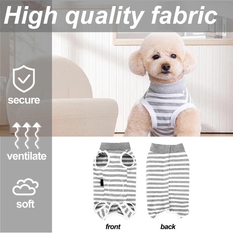 Amexo Dog Surgery Suit, Dog Surgery Recovery Suit Surgery Suits for Dogs Pet Shirt Dog Clothes for Allergies Wound Protection Cone Alternative (S) S