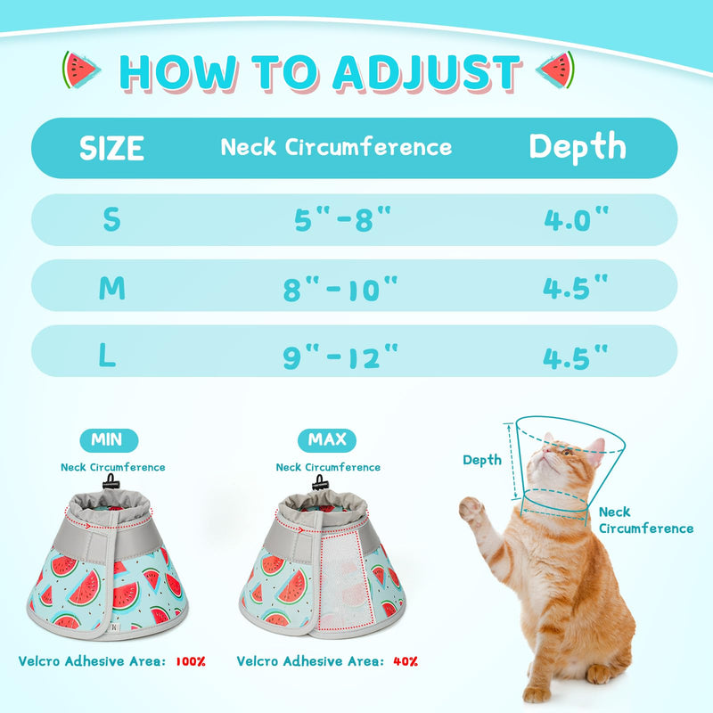Cat Cone Collar Soft to Stop Licking