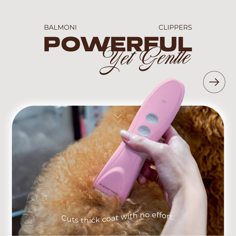 Cordless Pet Grooming Kit for Dogs & Cats, Quiet & Powerful Motor Paw & Face Trimmer, Lightweight Clipper, Dopamine Pink, Parent (Bundle-Dopamine Pink) Bundle-Dopamine Pink