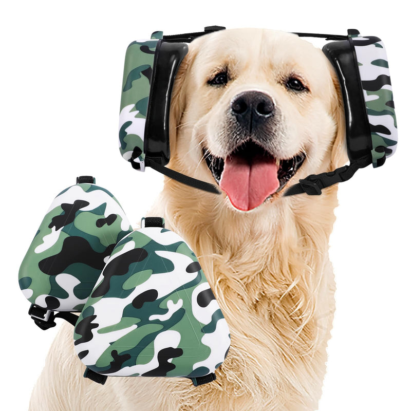 Dog Ear Muffs Noise Protection,uaidie Noise Cancelling Headphones for Dogs, Ear Covers for Hearing Protection and Anxiety - Camouflage - PawsPlanet Australia