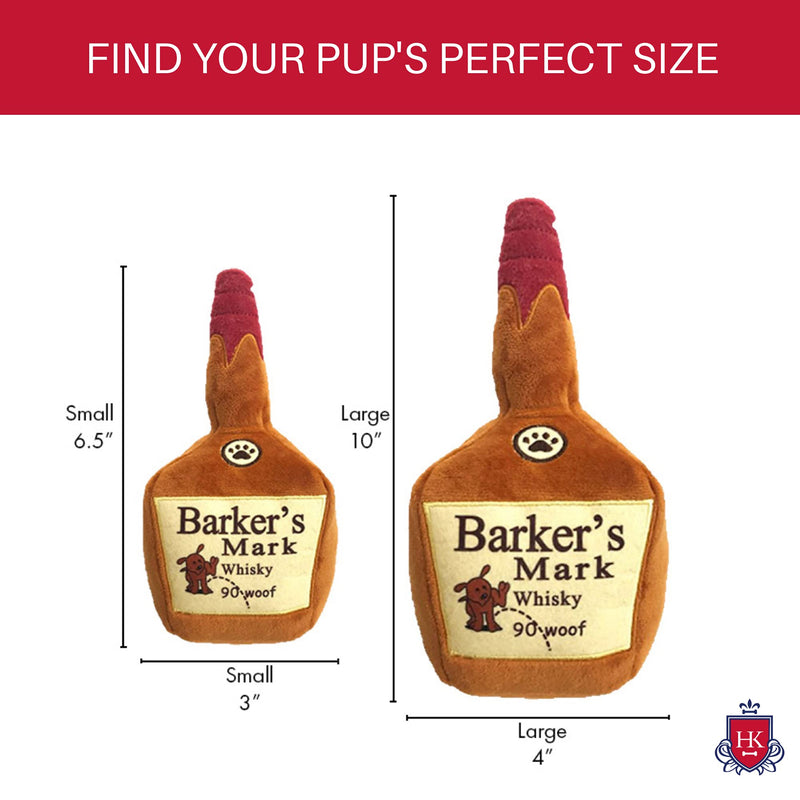 Lulubelles Power Plush | Barker's Mark | Yappy Hour Plush Dog Toy with Squeaker | Funny Dog Toy | Fun, Durable, and Safe | Huxley & Kent Squeaky Dog Toys Small - PawsPlanet Australia