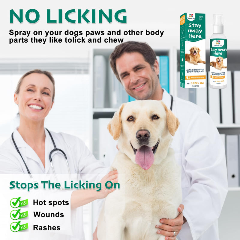 Bitter Apple Spray for Dogs,100% All-Natural,200ml,No Chew Dog Deterrent Spray with Citrus & Eucalyptus Oil, Anti Chew Training Aid to Stop Chewing & Protect Furniture - PawsPlanet Australia