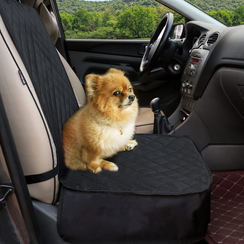 JOYELF Dog Front Seat Cover for Cars Seat Cover for Dogs Waterproof & Scratch Proof & Nonslip Backing with Adjustable Pet Car Seats Safety Belts and Travel Pet Bowl as Gifts