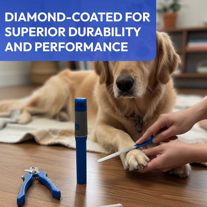 BPG Pet Grooming Tools for Dogs & Cats- 3 Piece Dog Grooming Kit, Pet Nail Care Kit, Nail Grinder, Clippers and File- Precision Trimming Perfect at Home Grooming Set Nail Grinder/ Nail Clipper/ Nail File - PawsPlanet Australia