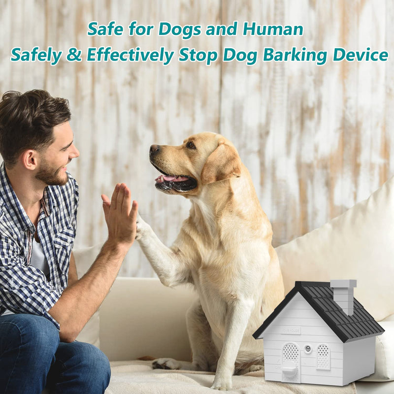 Anti Barking Device, Ultrasonic Dog Bark Deterrent Devices up to 50 Ft Range, 4 Modes Dog Barking Silencer Stop Barking Dog Indoor & Outdoor - PawsPlanet Australia