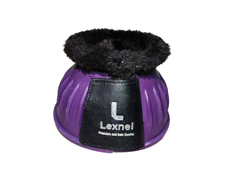 Rubber Bell Boots, Durable Bell Boots for Horse – Superior Hoof Protection and Comfort 1 Pair (Purple, X-Large) Purple
