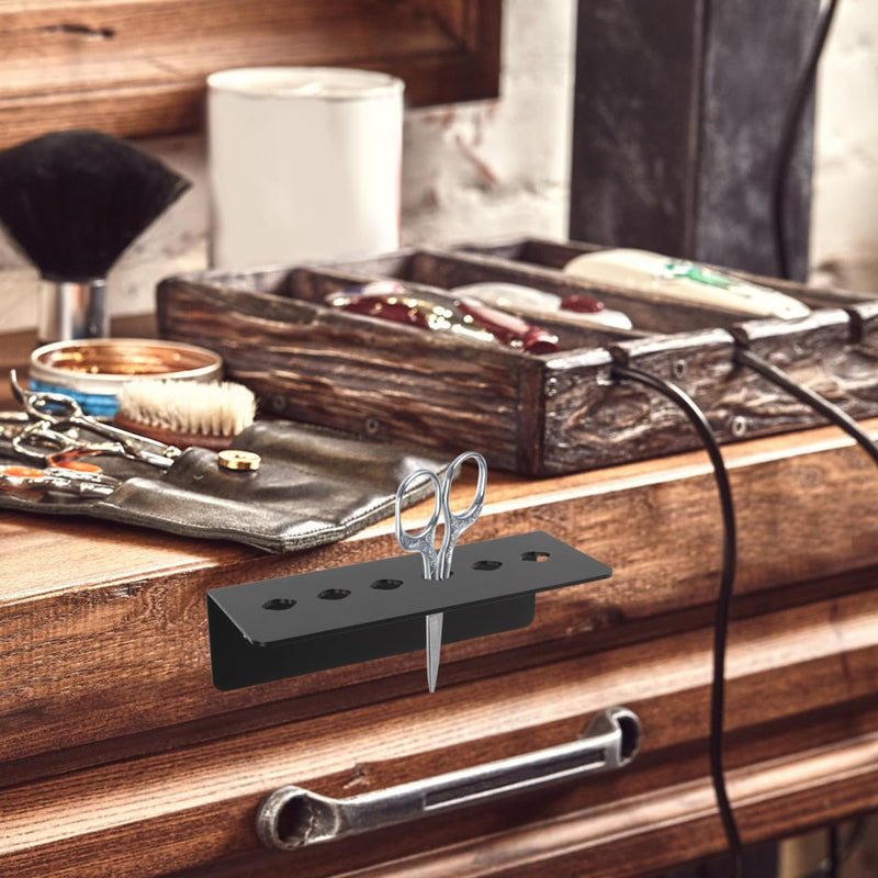Wall Mounted Scissor Holder for Salon Shears Grooming Tool Rack Pet Grooming Scissor Storage Durable Shear Rack for Hairdressers - PawsPlanet Australia