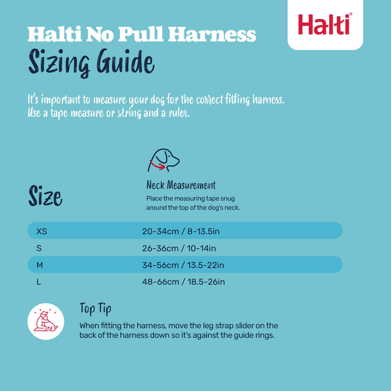 HALTI No Pull Harness - to Stop Your Dog Pulling on The Leash. Adjustable, Lightweight and Easy to Use. Reflective Dog Training Harness for Large Dogs (Size L, Desert Sand) - PawsPlanet Australia