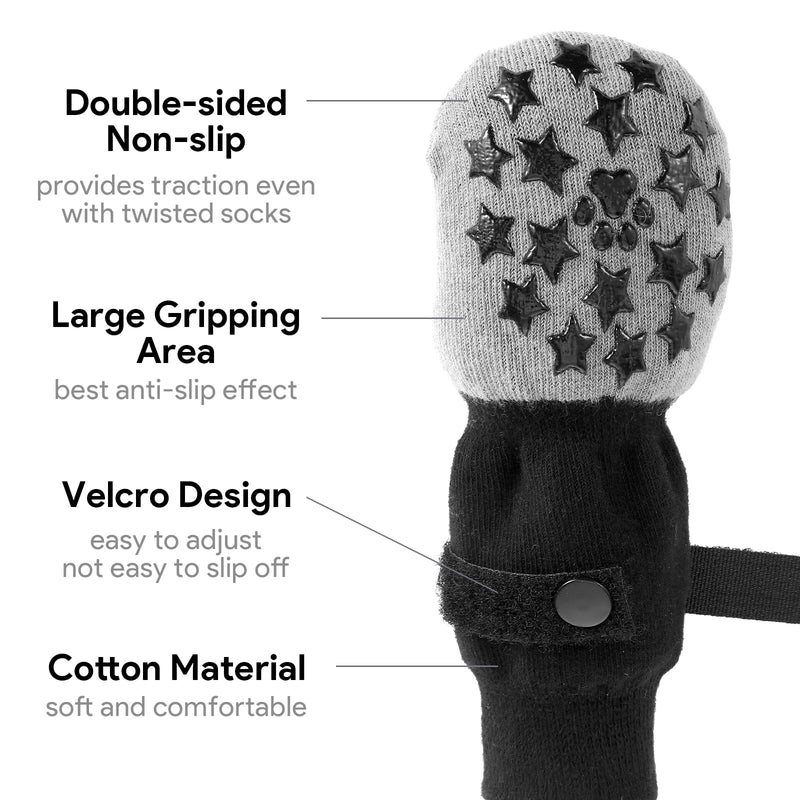 Dog Socks to Prevent Licking Paws, Dog Socks for Hardwood Floors Anti Slip, Grip Socks for Dogs, Non Slip Socks for Dogs,Dog Grippy Socks for Senior Dog Paw Protector,Dog Paw Covers for Large Dogs (L) L - PawsPlanet Australia