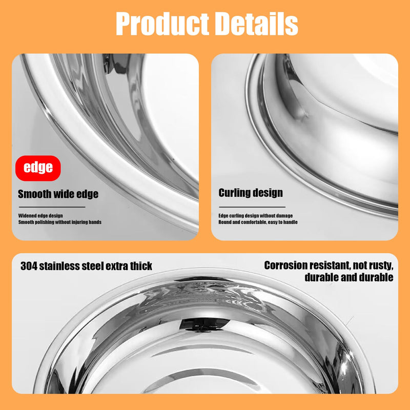 4 Pcs Stainless Steel Cat Bowls,5.5 Inches Metal Cat Bowl, Cat Food Bowls for Indoor Cats, Whisker Fatigue Cat Bowl, Shallow Cat Food Dish, Kitten Food Bowl, Elevated Food Bowls for Cats 5.5 inches - PawsPlanet Australia