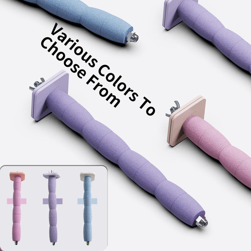 Parrot Perch Birds Nail File Perch Abrasive Surface Ceramic Paw Grinding Stick – Bird Nail File – for Parrots, Budgies, Parakeets, and Cockatiels Bird Cage Accessory (Purple, 7.8Inch) Purple - PawsPlanet Australia