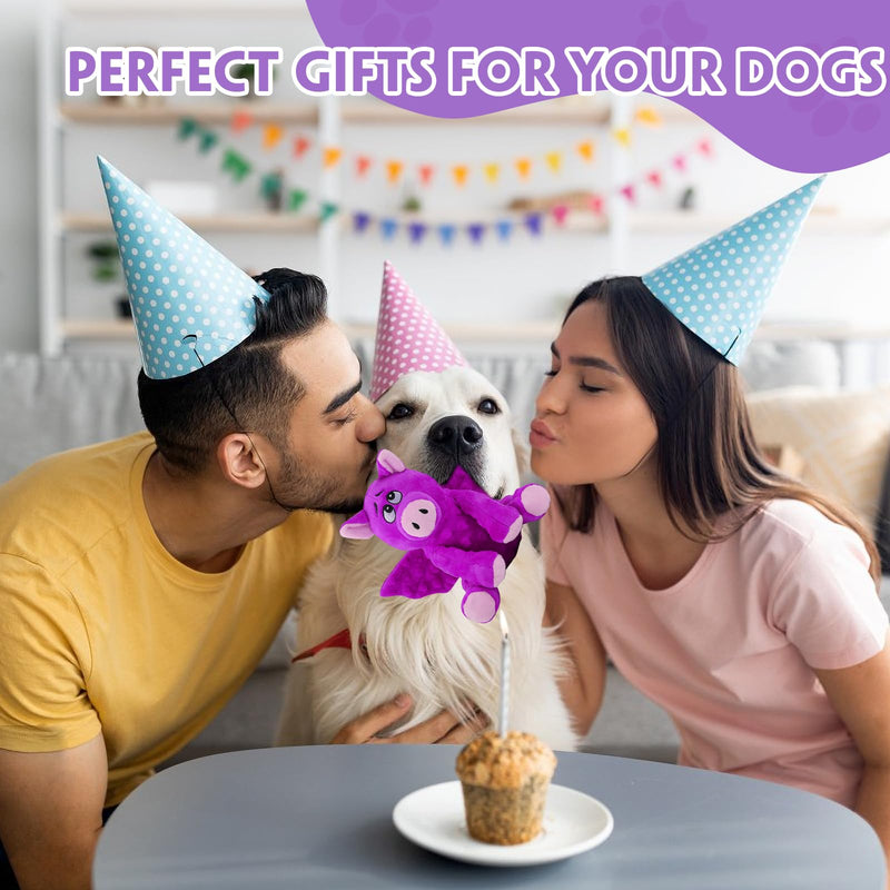 Squeaky Dog Toys for Large Dogs, Plush Dog Toys with Crinkle Paper, Interactive Dog Toys to Keep Them Busy, Tough Dog Chew Toys, Dog Toys for Large, Medium, Small Dogs - PawsPlanet Australia