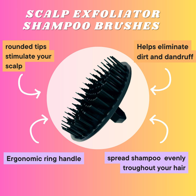 G.B.S Pet Deshedding Tools 3 Pack - Wave Fur Brush, Shampoo Brush, and Massager Brush - Perfect for Dogs or Cats Black - PawsPlanet Australia