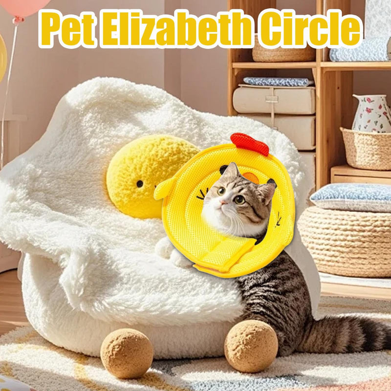 For dogs to stop licking, pet Elizabeth collar, pet wound protection neck cover, prevents bleeding, for large and medium-sized puppies, kittens, animals