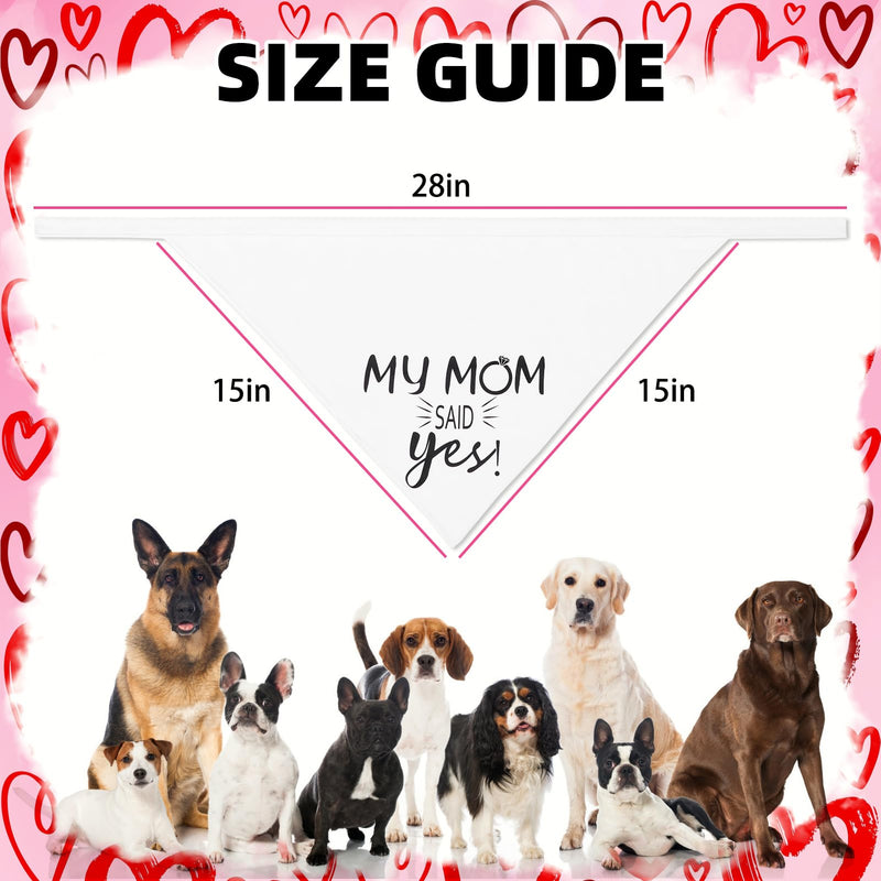 PUPTECK Engagement Dog Bandana with Dress Leash Set - PawsPlanet Australia