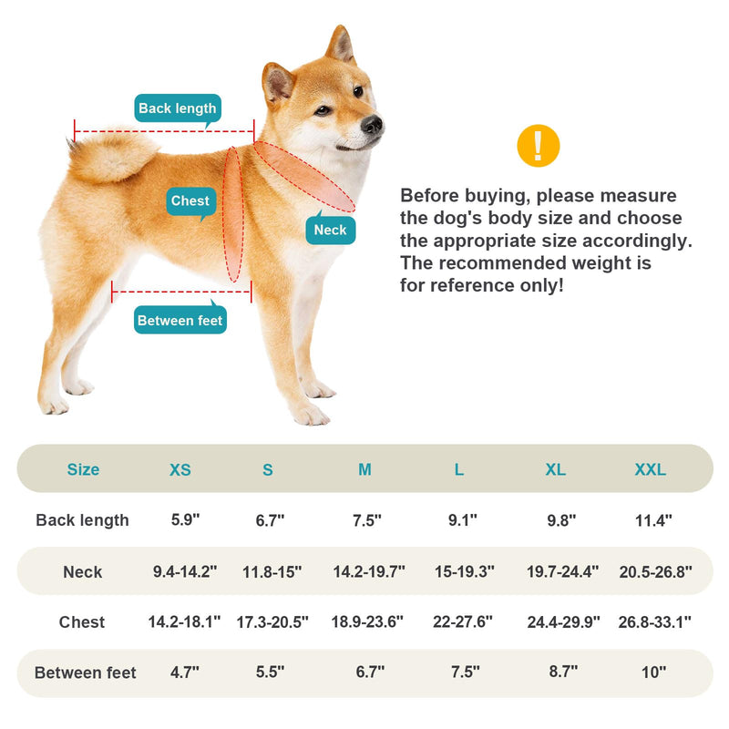 Ownpets Dog Lift Harness Adjustable Pet Sling with Reflective Straps, Outdoor Lifts Vest Sling for Full Body Support, Rehabilitation Vest to Dogs Suffering from Joint Injuries(M, 10-12lb) Medium - PawsPlanet Australia