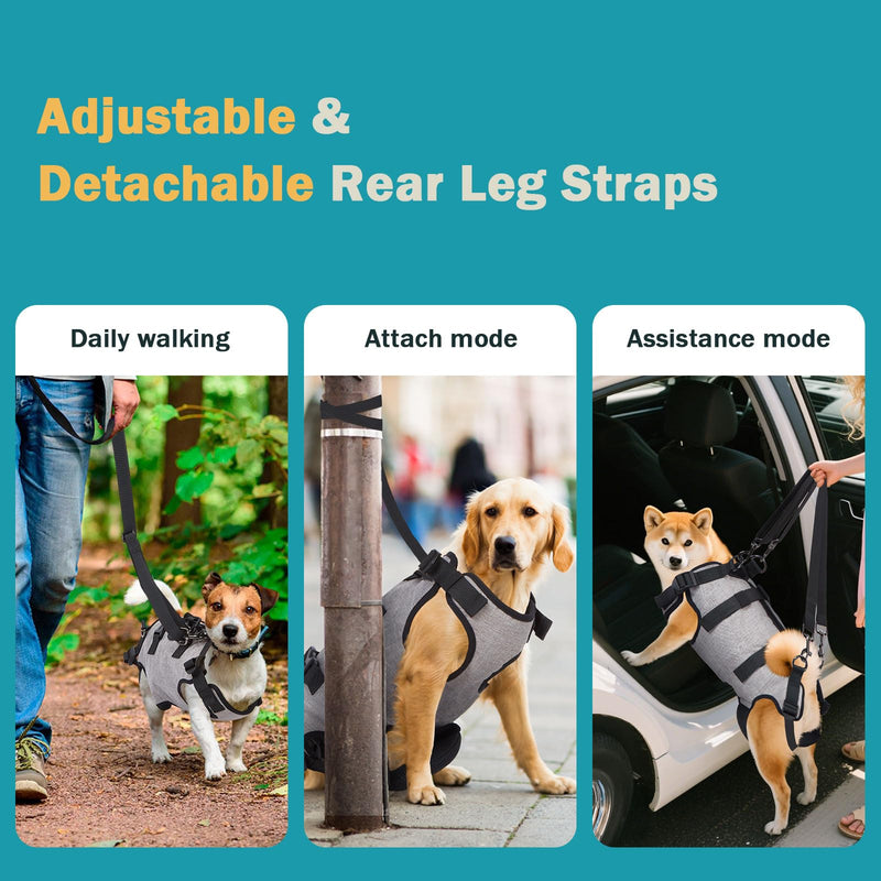 Ownpets Dog Sling Harness, Outdoor Sling Bag for Spine Protection, Whole Body Support, Support Vest to Assist Aged Dogs, Outdoor, XS - PawsPlanet Australia