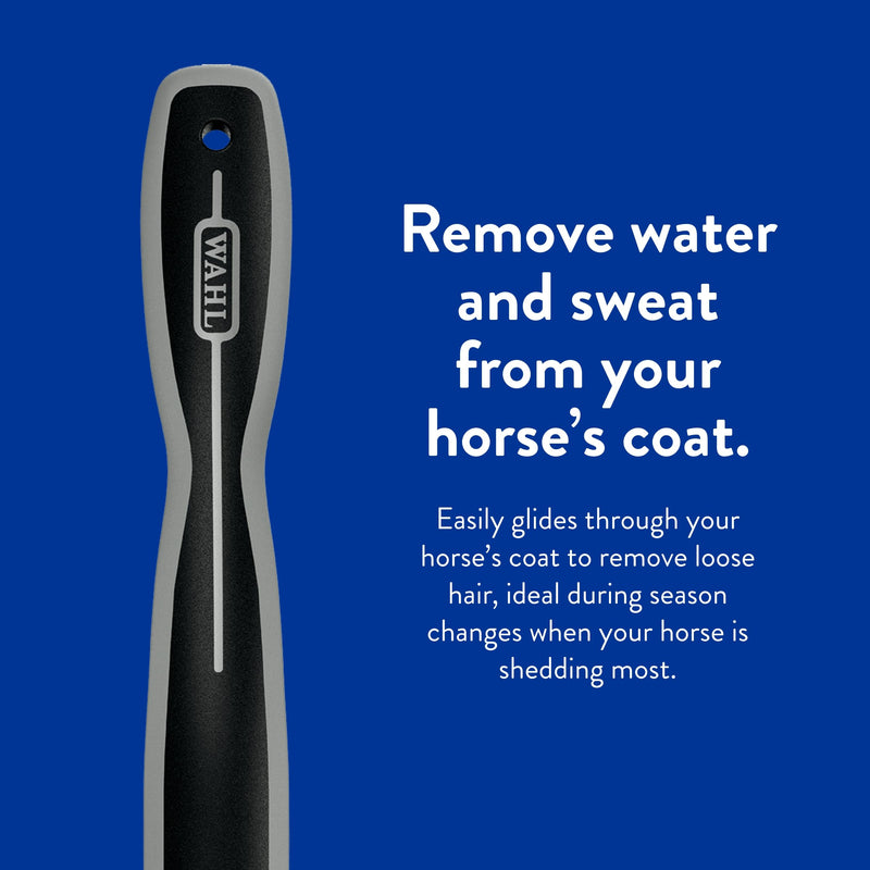 WAHL Professional Animal Equine Grooming Sweat Scraper Horse Tool - Black Sweat Scraper Tool