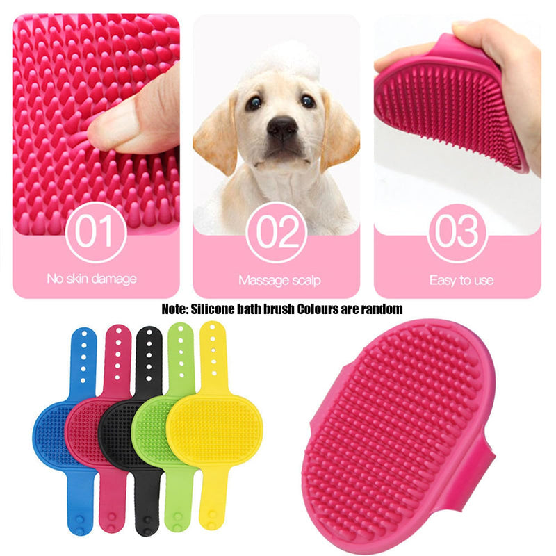 Adjustable Multifunctional Anti-Bite Shower net Bag，Cat Grooming Mesh Bag, Cat Bathing Bag，Cat Bath Brush and Cat Nail Clipper Grey - PawsPlanet Australia