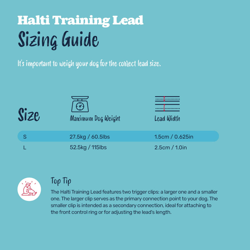 Halti Training Lead - Professional No-Pull Double-Ended Dog Lead, Lightweight, Soft & Durable, Ideal for Obedience Training & Everyday Walks with Dogs and Puppies (Size Small, Burnt Orange, 2m) S - PawsPlanet Australia