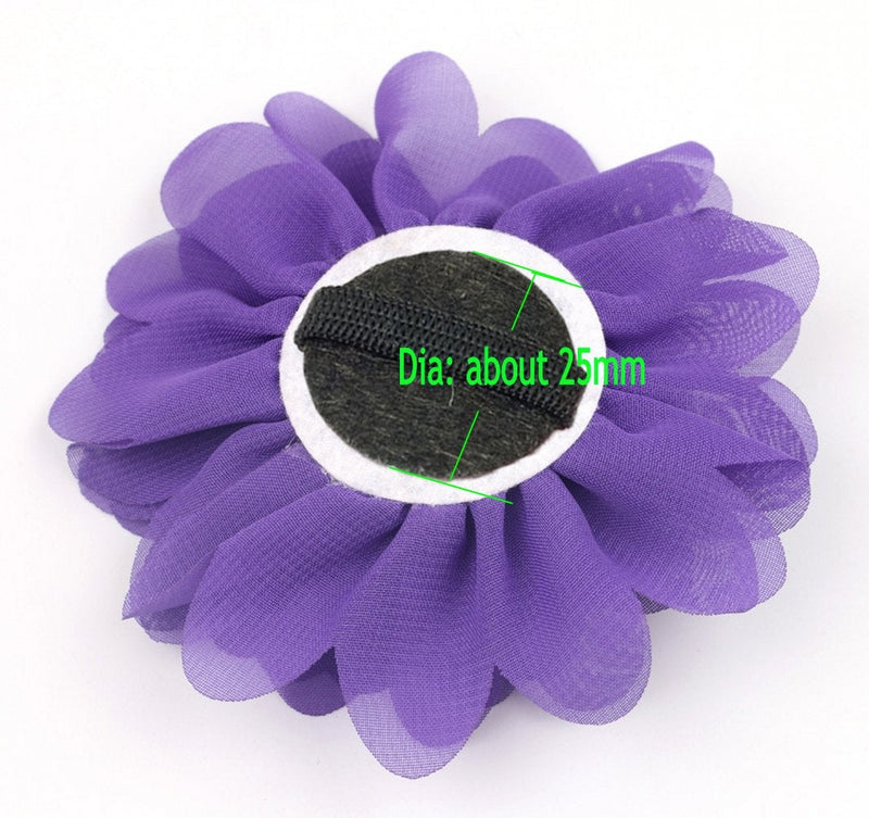 PET SHOW 30pcs/Pack 2.8" Plain Pet Puppies Collar Embellishment Flowers Bows Attachment Small Medium Large Dogs Cats Collar Charms Accessories Slides - PawsPlanet Australia
