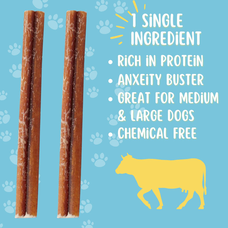 hotspot pets Bully Sticks 6 Inch- 10 Pack- Premium Natural Long Lasting Bully Sticks for Medium Dogs Beef Pizzle Treats - Low Odor, Grain Free Fully Digestible Rawhide Alternative Stix 6'' Standard (10 Pack)