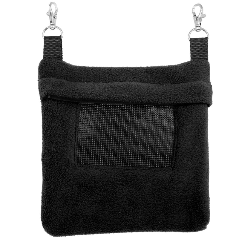 Exotic Nutrition Economy Carry Bonding Pouch (Black) - for Sugar Gliders, Squirrels, Marmosets, Hamsters, Rodents, Rats, Reptiles, & Other Small Pets Black - PawsPlanet Australia