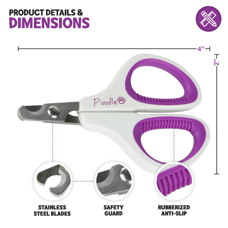 Cat Nail Clipper, Dog Nail Trimmers – Pet Claw Scissors for Cats, Dogs, Rabbits & Small Animals – Sharp Stainless Steel Professional Grooming Tool - Gentle Yet Effective - PawsPlanet Australia