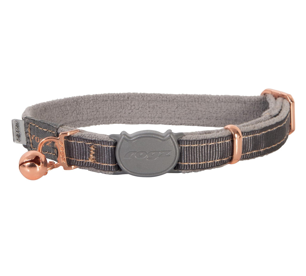 Rogz Urban Cat Safety Collar small/medium - Dove Gray