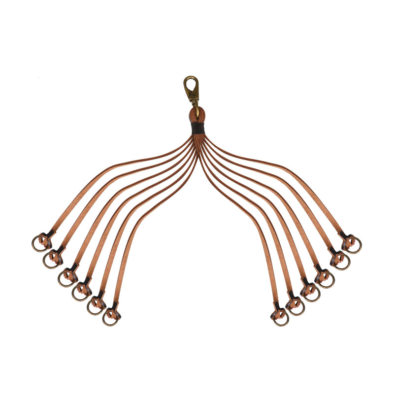 TOURBON Leather Game Carrier Dove Bird Duck Strap Waterfowl Hanger Quail Tote Belt with 12 Drops Slip Ring - PawsPlanet Australia
