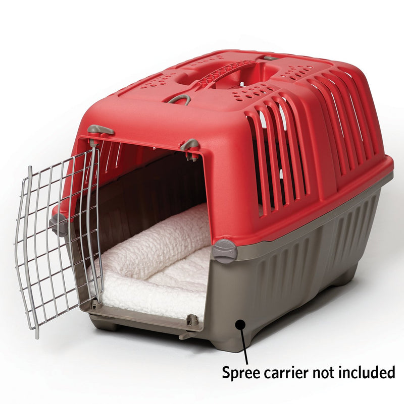 Pet Bed for Dog Carrier and Travel Carrier, Pet Bed Fits 22-Inch Plastic Pet Carriers for XS Dog Breeds and Small Cats 48 x 32 x 6 cm (L x W x H) White - PawsPlanet Australia