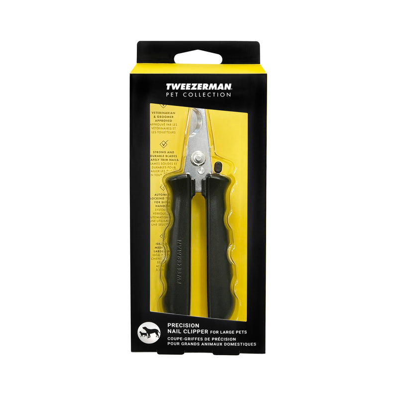 Tweezerman Large Nail Clippers for Dogs & Cats, Manual Professional Cat & Dog Nail Trimmer with Ergonomic Handle - PawsPlanet Australia