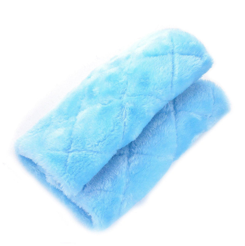 MOACC Winter Warm Bird Nest House Shed Hut Hanging Hammock Finch Cage Plush Fluffy Birds Hut Hideaway for Hamster Parrot Macaw Budgies Eclectus Parakeet Cockatiels Cockatoo Lovebird (M, Blue) M