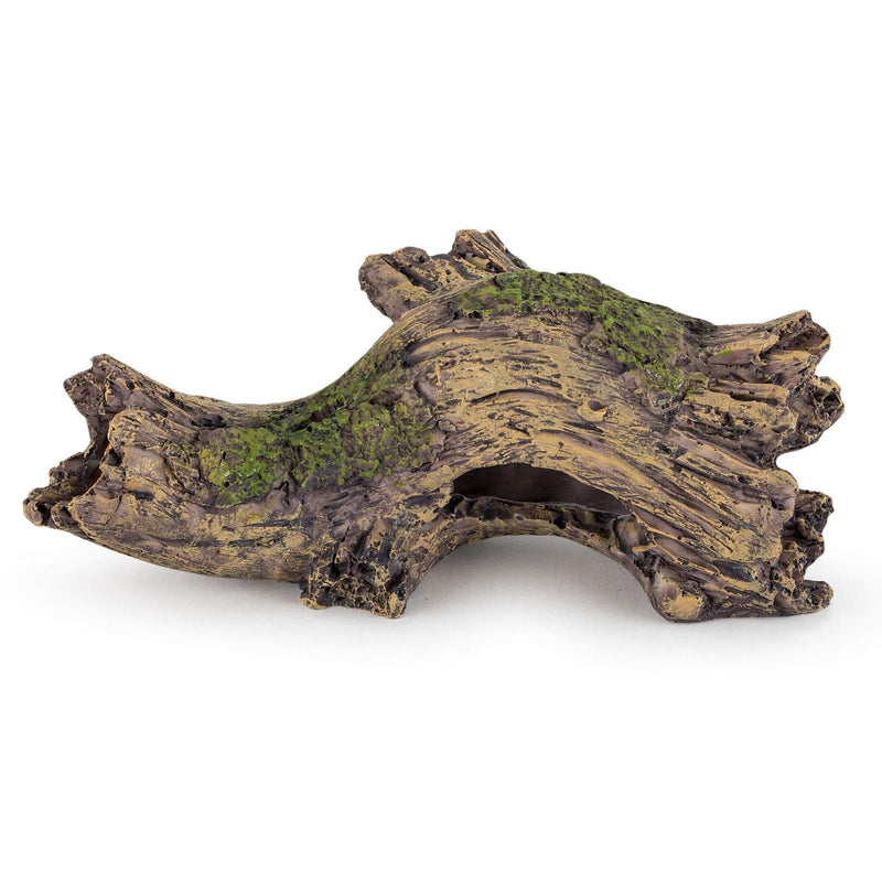 Hygger Small Aquarium Ornament Poly Resin Wood Trunk Log Fish Tank Decoration for up to 20 Gallon Tank Betta Fish Accessories Hideout Cave(Tree Log) - PawsPlanet Australia