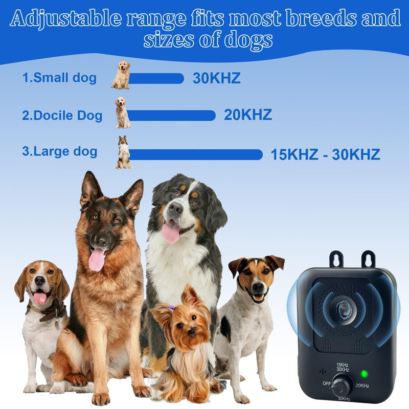 Anti Barking Devices Dog Barking Control Devices with 3 Modes Barking Deterrent Devices for Indoor and Outdoor Use Dog Behavior Training Barking Silencer Safe for Dogs and People - PawsPlanet Australia