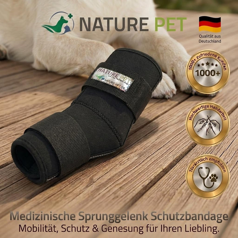 Dog Hock Brace / Hock Bandage for Dogs / Hock Protector Wrap (L) Protective bandage L