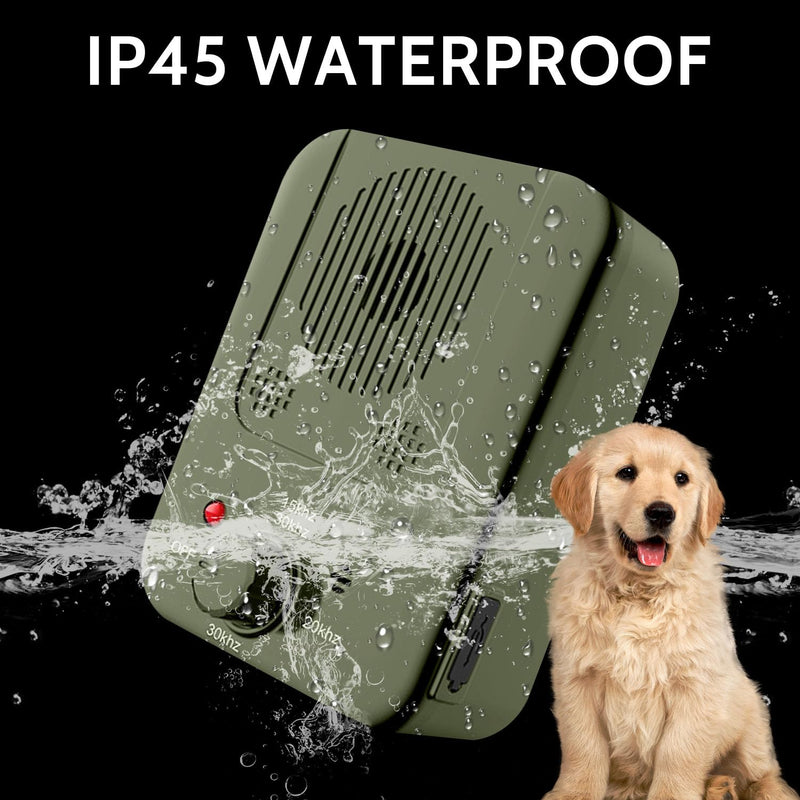 Anti Barking Device for Dogs, Dog Barking Control Device, Ultrasonic Dog Barking Deterrent Devices, Dog Barking Silencer for All Dogs Indoor Outdoor, Bark Box Stop Dog from Barking (Green) Green - PawsPlanet Australia
