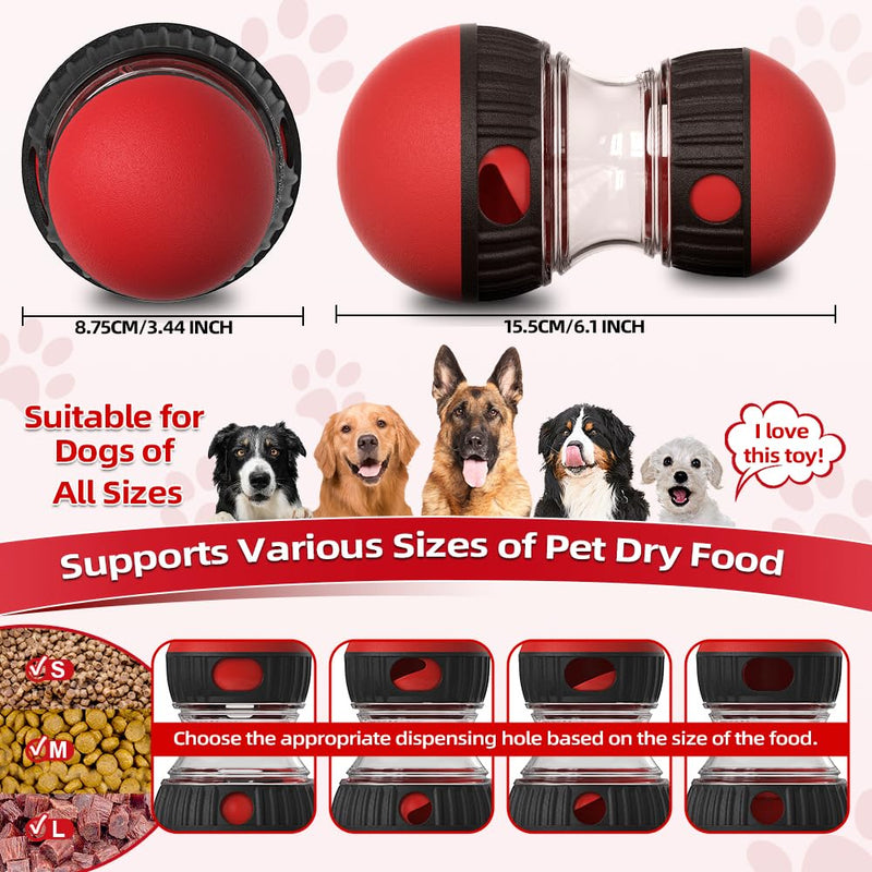 Dog Puzzle Toys, Adjustable Dog Treat Dispensing Dog Toys, a Perfect Alternative to Slow Feeder Dog Bowls for Small to Medium Dogs and Cats - PawsPlanet Australia