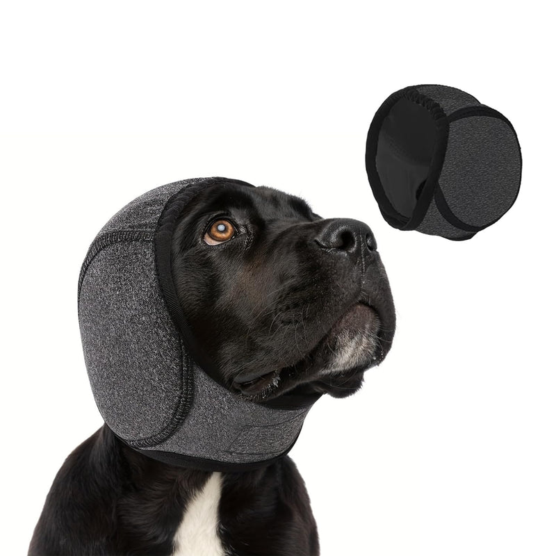 Dog Neck and Ear Winter Warmer, Waterproof & Warm Dog Ear Protectors for Grooming Bathing Swimming, Comfort Pet Ear Muffs Noise Protection